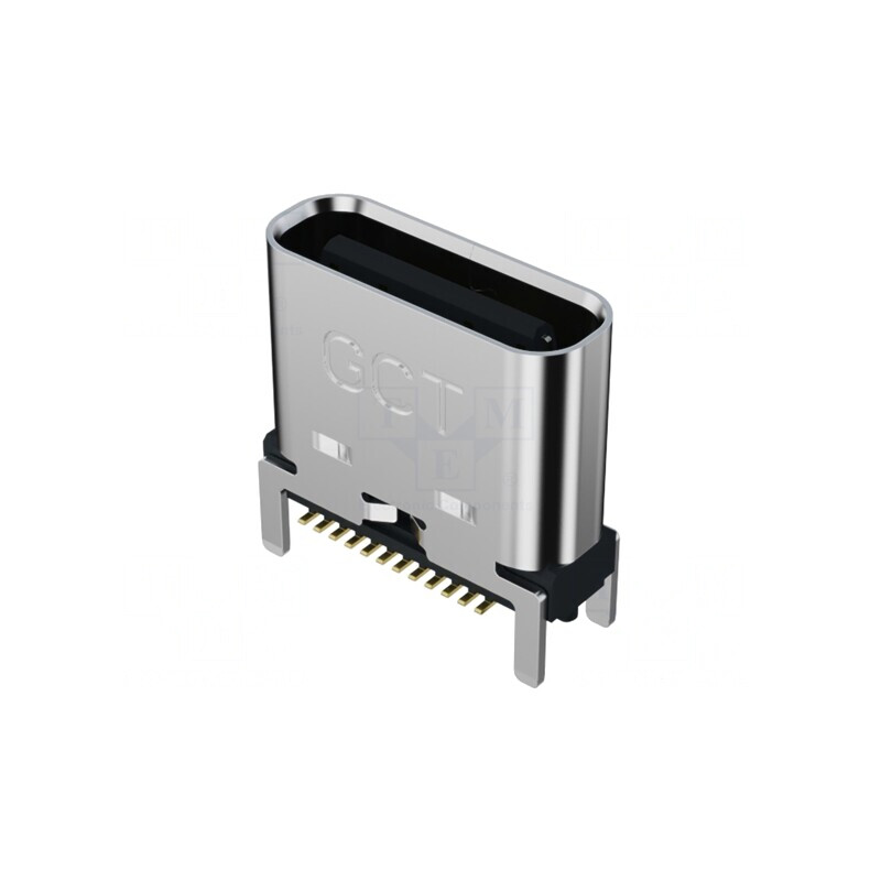 Soclu USB C SMT Vertical, USB 3.2, 5A | Electronic-mag.ro | Componente Electronice