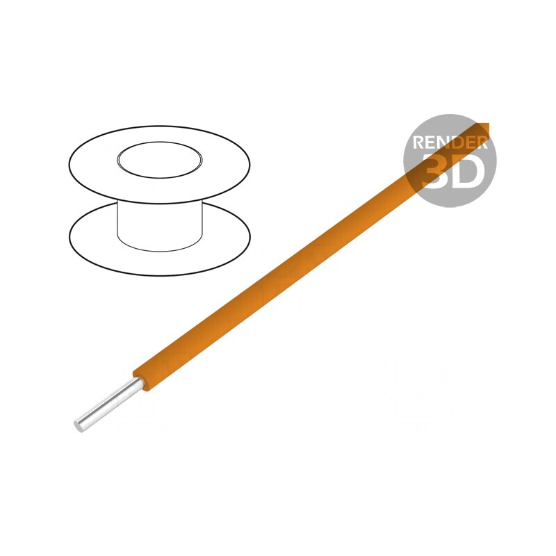 Cablu OFC FEP Portocaliu 30AWG 50m 250V | Electronic-mag.ro | Componente Electronice Cablu OFC FEP Portocaliu 30AWG 50m 250V | Electronic-mag.ro | Componente Electronice