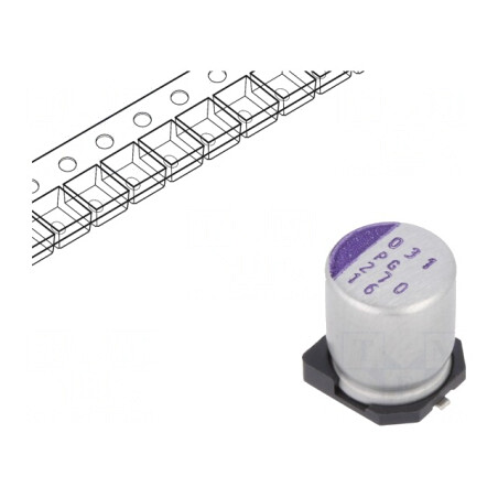 Condensator Polimeric Low ESR 270uF 16V SMD ±20% | Electronic-mag.ro | Componente Electronice
