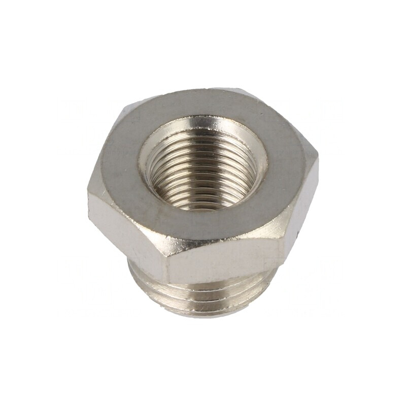 Niplu Reducţie Alamă Nichelată G 1/4 FI | Electronic-mag.ro | Componente Electronice