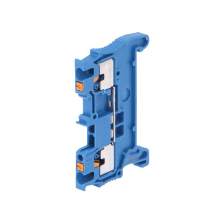 Conector Albastru pentru Șine 0,14-1,5mm2, 2 Borne | Electronic-mag.ro | Componente Electronice
