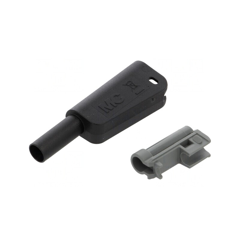 Carcasa Neagră 32A pentru Mufe Banană 55,4mm | Electronic-mag.ro | Componente Electronice