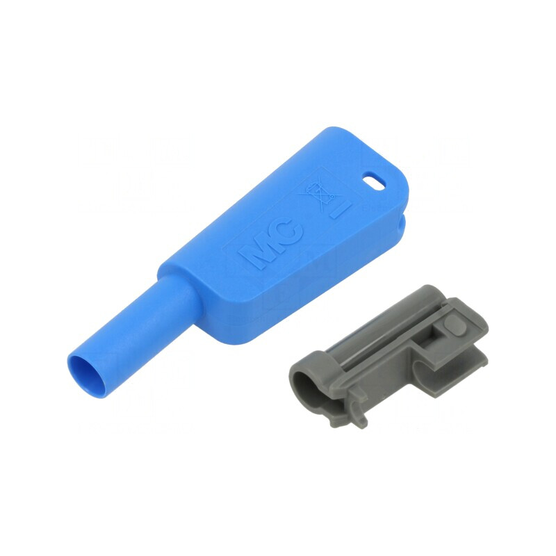 Carcasa Albastră 32A 55.4mm pentru Mufe Banană | Electronic-mag.ro | Componente Electronice