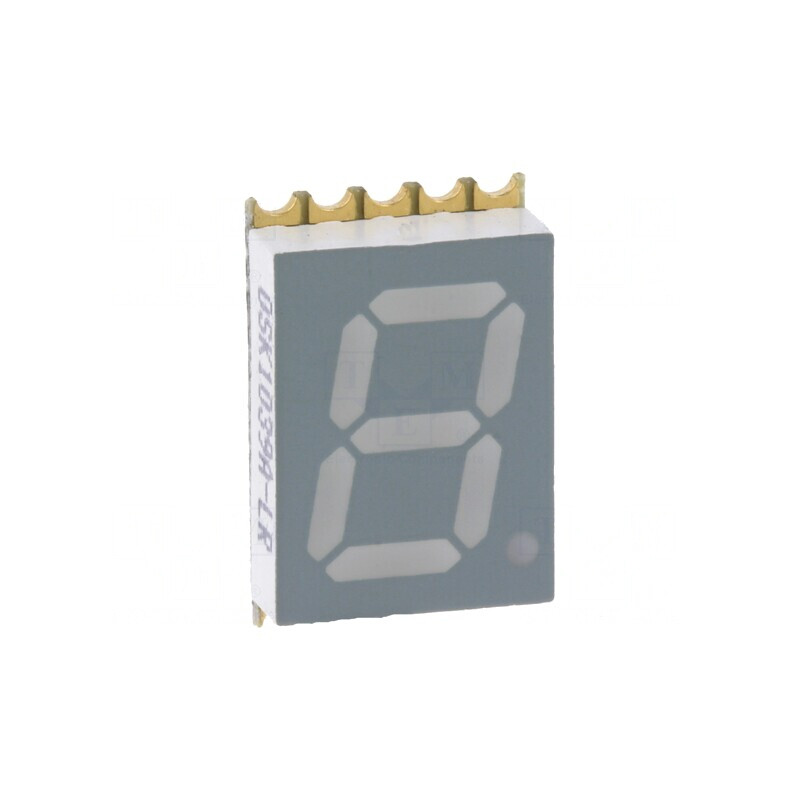 LED 7 Segmente 10mm Roșu 4-15mcd | Electronic-mag.ro | Componente Electronice