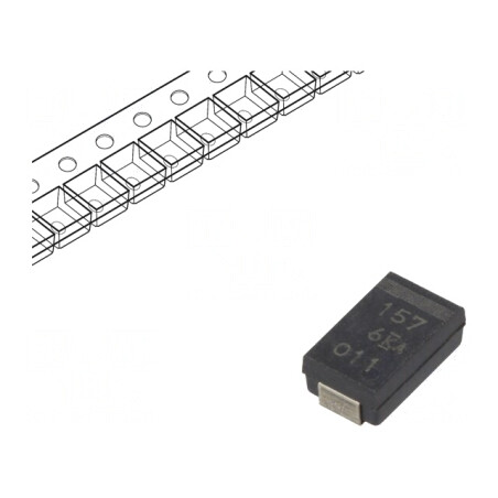 Condensator tantal-polimer 150uF 6V SMD | Electronic-mag.ro | Componente Electronice