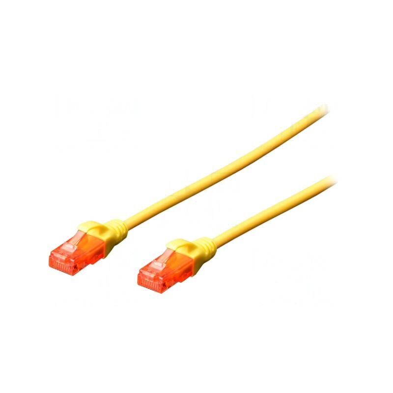Cablul Patch UTP Cat6 Galben 0.25m | Electronic-mag.ro | Componente Electronice