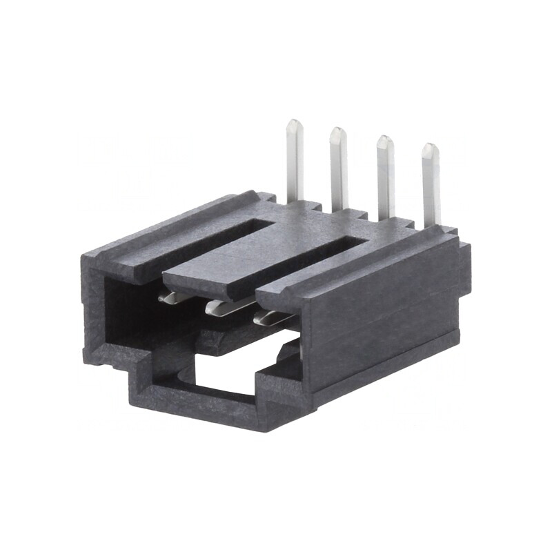 Soclu cablu-placă tată 2.54mm 4 pini THT cositorit | Electronic-mag.ro | Componente Electronice