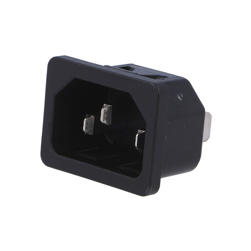 Conector Alimentare AC 10A 250V IEC 60320 | Electronic-mag.ro | Componente Electronice