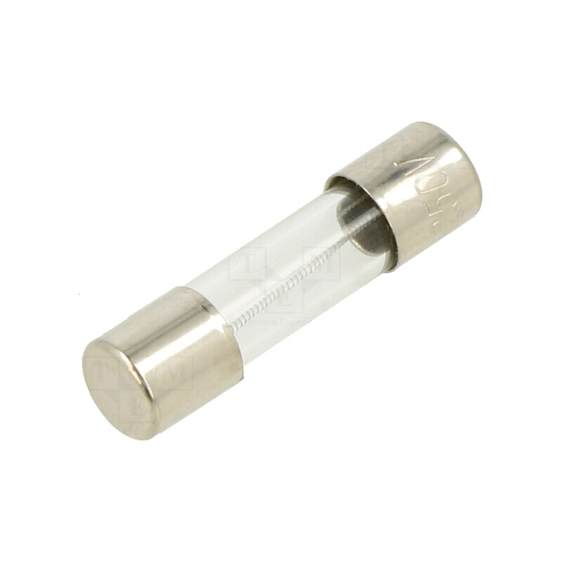 Siguranță întârziere 100mA 250VAC 5x20mm sticlă | Electronic-mag.ro | Componente Electronice