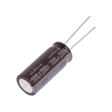 Condensator Electrolitic THT 100uF 200VDC | Electronic-mag.ro | Componente Electronice