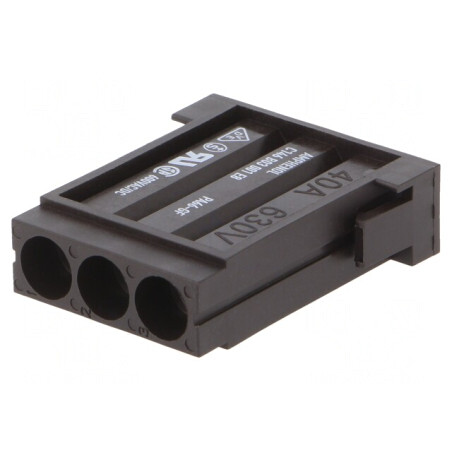 Conector HDC Mamă Modul 3 PIN 630V Heavy Mate | Electronic-mag.ro | Componente Electronice