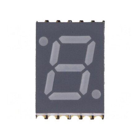 Afișaj LED 7 Segmente 7mm Verde SMD | Electronic-mag.ro | Componente Electronice
