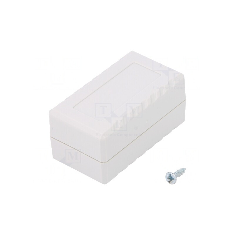 Carcasa universală ABS gri deschis 31x56x27 mm | Electronic-mag.ro | Componente Electronice