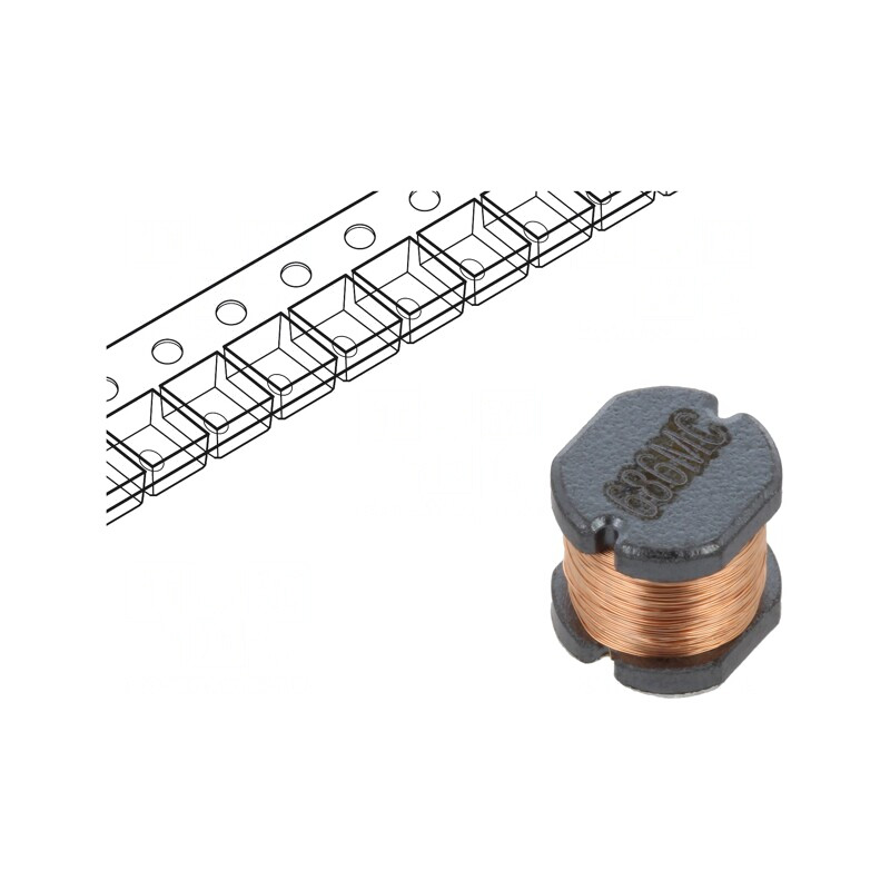 Inductor SMD 68mH 18mA 242Ω 6.5x8.5mm Vertical | Electronic-mag.ro | Componente Electronice Inductor SMD 68mH 18mA 242Ω 6.5x8.5mm Vertical | Electronic-mag.ro | Componente Electronice