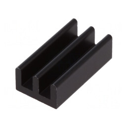 Radiator Extrudat Negru Aluminiu 19x10x6mm 36K/W | Electronic-mag.ro | Componente Electronice
