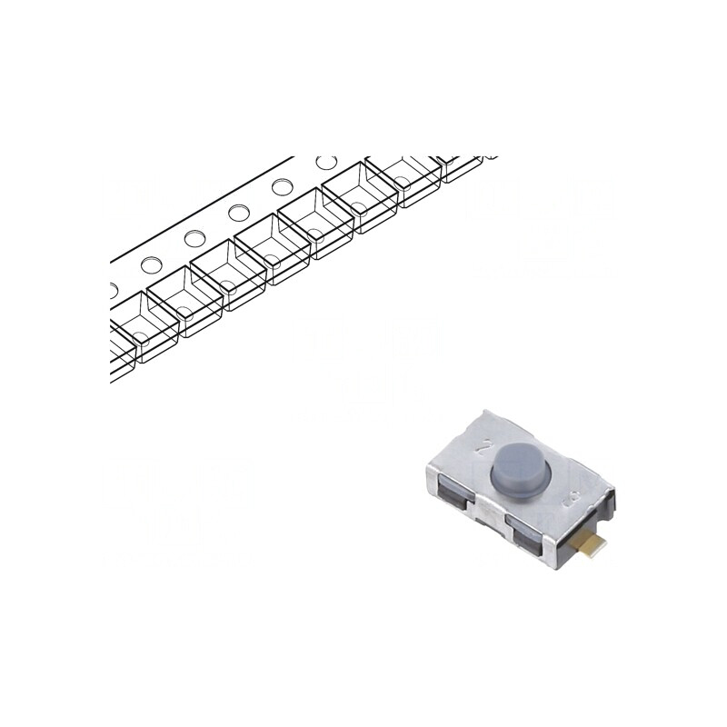 Microîntrerupător TACT SPST-NC 0,01A 32VDC SMT IP40 | Electronic-mag.ro | Componente Electronice