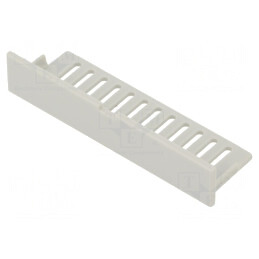 Capac de protecție ventilat gri pentru carcase | Electronic-mag.ro | Componente Electronice