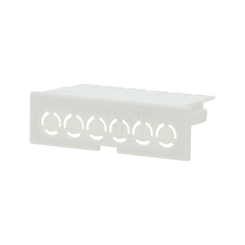 Capac Borne Gri pentru Carcase HM-1597DIN2 și HM-1597DIN4 | Electronic-mag.ro | Componente Electronice