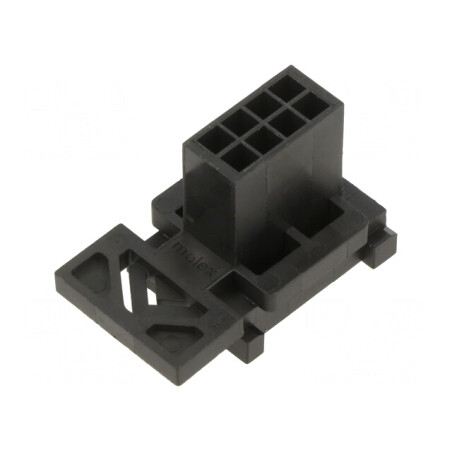 Microfit 3.0 Panel Mount Plug 8 Pin | Electronic-mag.ro | Componente Electronice