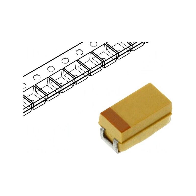 Condensator tantal low ESR 22uF 35V SMD 2917 | Electronic-mag.ro | Componente Electronice Condensator tantal low ESR 22uF 35V SMD 2917 | Electronic-mag.ro | Componente Electronice