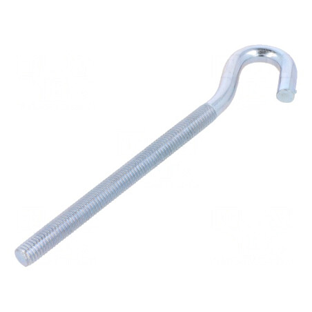 Cârlig în unghi oțel zinc 140mm | Electronic-mag.ro | Componente Electronice
