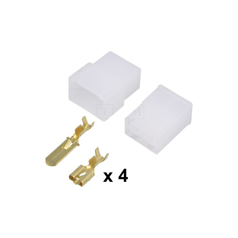 Terminal Plat Crimpat Izolat 2,5mm2 | Electronic-mag.ro | Componente Electronice