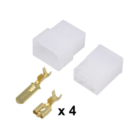 Terminal Plat Crimpat Izolat 2,5mm2 | Electronic-mag.ro | Componente Electronice