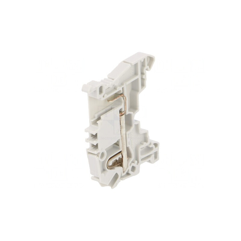 Conector de Îmbinare Șine 0,2-2,5mm2 2 Borne Gri SNK | Electronic-mag.ro | Componente Electronice