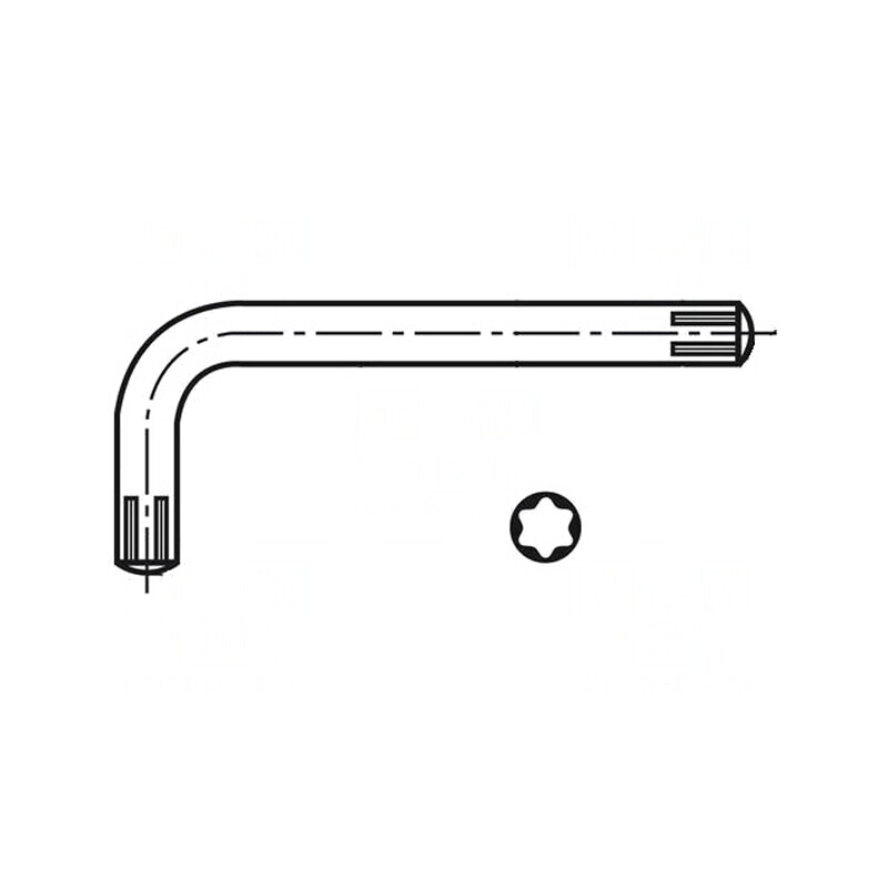 Cheie Torx TX20 57mm Oțel | Electronic-mag.ro | Componente Electronice