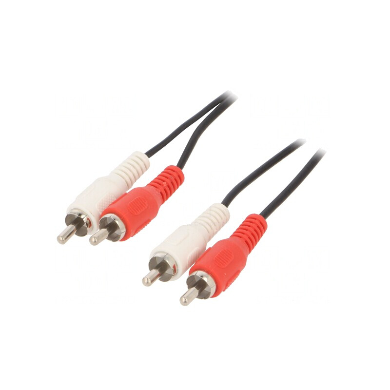 Cablu RCA dublu 1,8m negru | Electronic-mag.ro | Componente Electronice Cablu RCA dublu 1,8m negru | Electronic-mag.ro | Componente Electronice