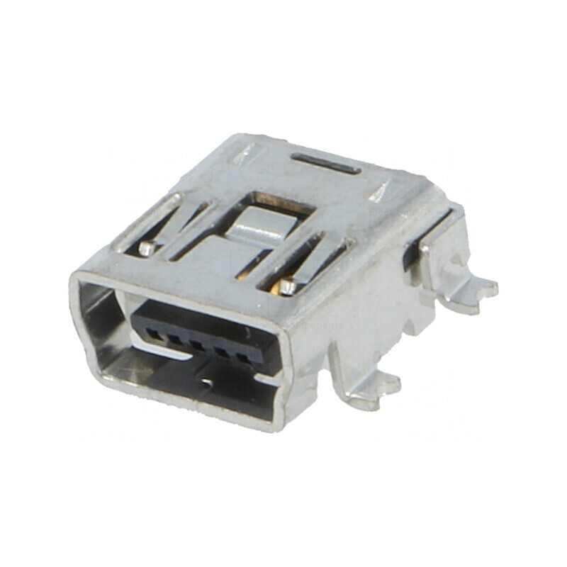 Conector USB B Mini 5-Pin Orizontal SMT | Electronic-mag.ro | Componente Electronice Conector USB B Mini 5-Pin Orizontal SMT | Electronic-mag.ro | Componente Electronice