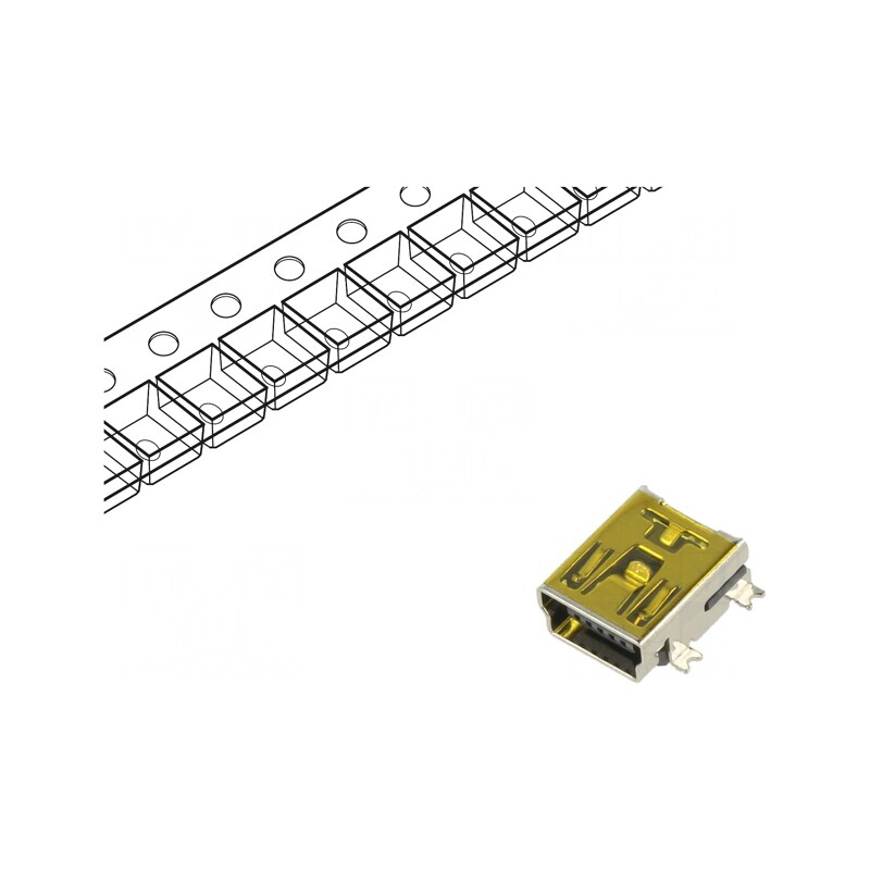 Soclu USB B Mini SMT 5 Pin Orizontal | Electronic-mag.ro | Componente Electronice Soclu USB B Mini SMT 5 Pin Orizontal | Electronic-mag.ro | Componente Electronice