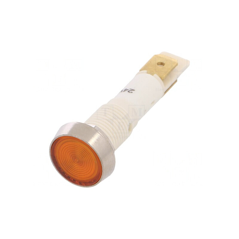 Lampă LED Control Galbenă 24V Ø10mm Plastic | Electronic-mag.ro | Componente Electronice
