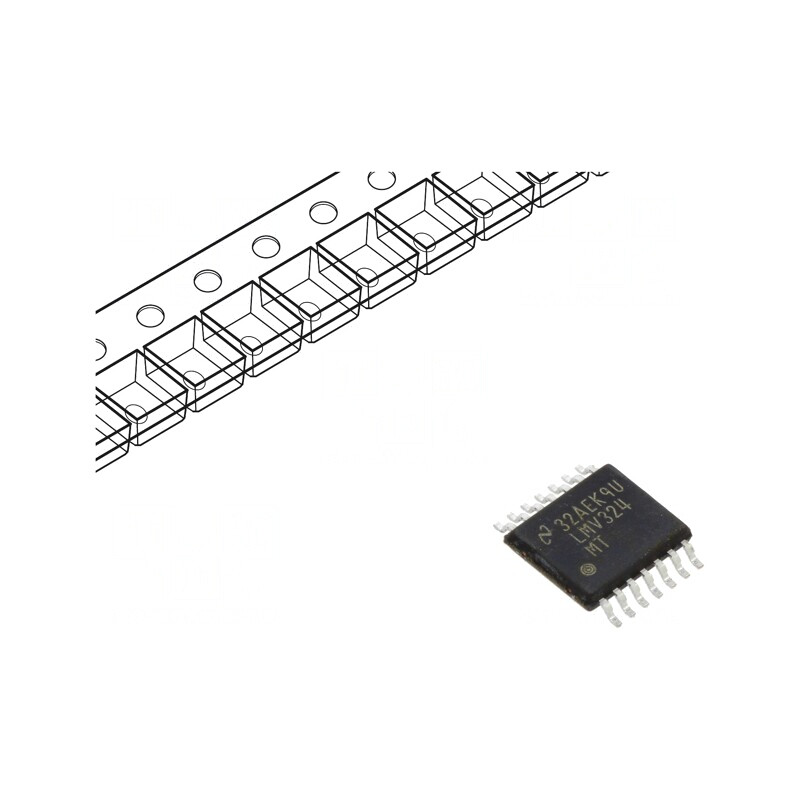 Amplificator Operațional 4 Canale TSSOP14 1MHz 2.7-5.5V | Electronic-mag.ro | Componente Electronice