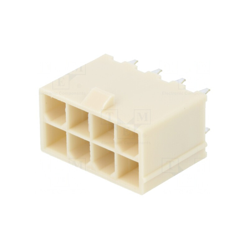 Soclu cablu-placă tată Mini-Fit Jr 4,2mm 8 pini drept | Electronic-mag.ro | Componente Electronice