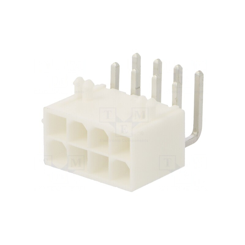 Soclu cablu-placă Mini-Fit Jr 4,2mm 8 pini 13A | Electronic-mag.ro | Componente Electronice