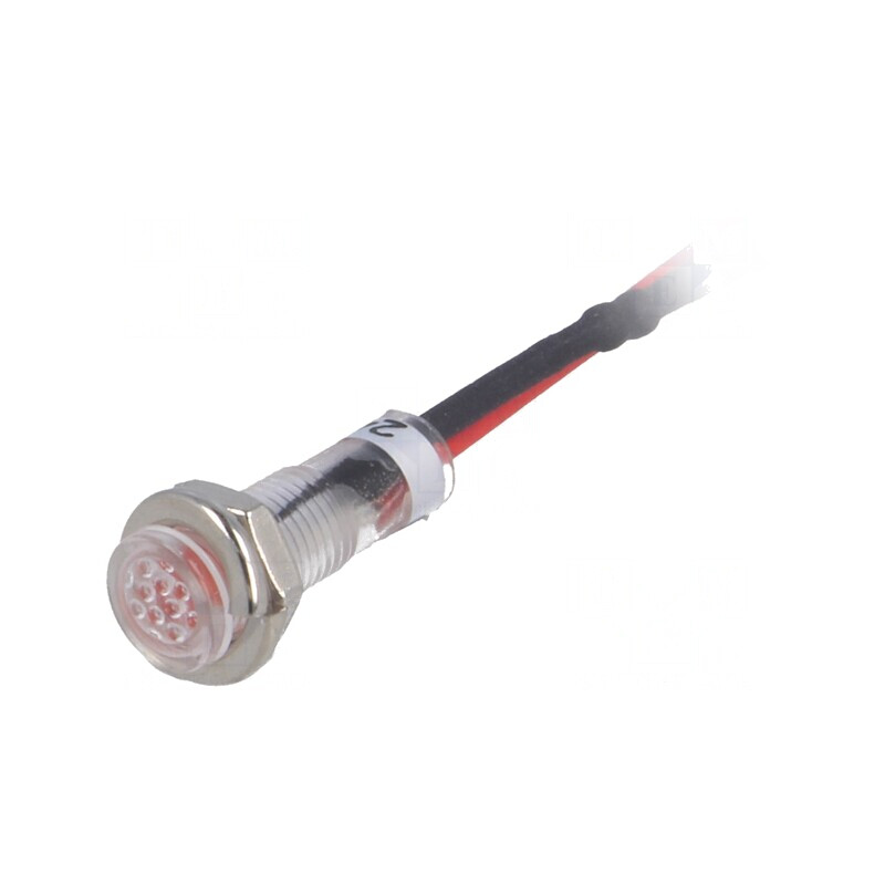 Lumină de Control LED Roșie 24V 3mm | Electronic-mag.ro | Componente Electronice