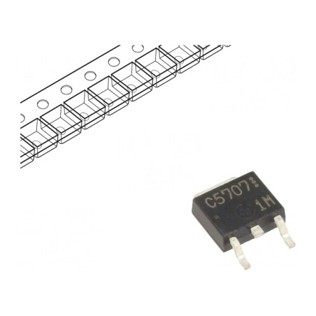 Tranzistor NPN Bipolar 50V 8A TO252 | Electronic-mag.ro | Componente Electronice