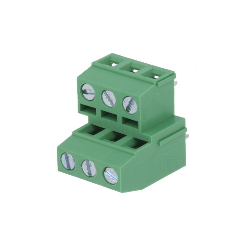 Regletă de Conexiuni PCB 90° 5,08mm 6 Piste 15A | Electronic-mag.ro | Componente Electronice