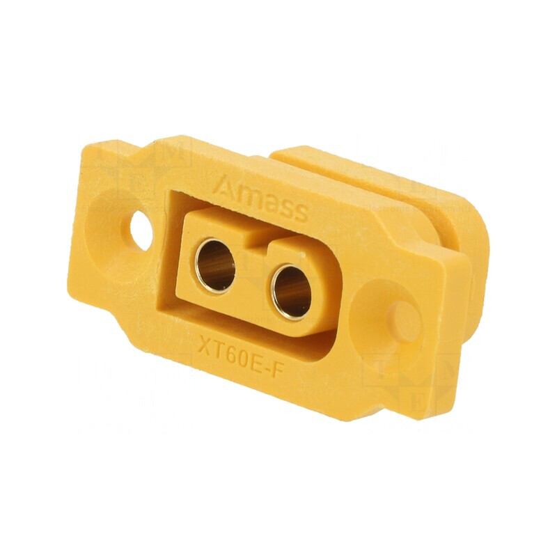 Soclu Alimentare DC XT60 Mamă 30A 500V Galbenă | Electronic-mag.ro | Componente Electronice