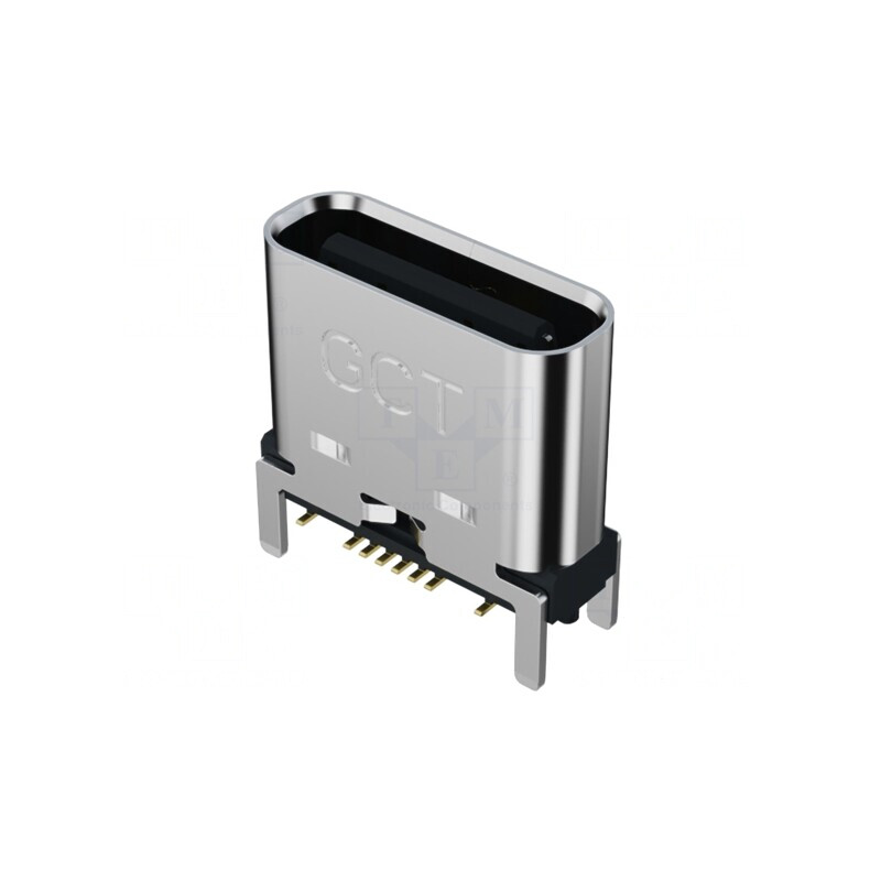 Soclu USB C SMT Vertical USB 2.0 5A | Electronic-mag.ro | Componente Electronice