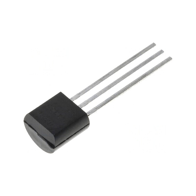 Senzor Temperatură Diodă TO92 -40÷100°C THT Acurat ±1°C | Electronic-mag.ro | Componente Electronice