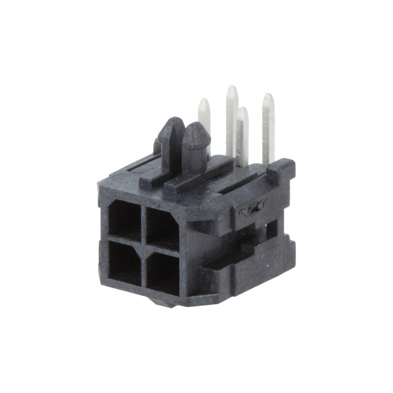 Soclu cablu-placă Micro-Fit 3.0 3mm 4PIN THT 8.5A 600V | Electronic-mag.ro | Componente Electronice