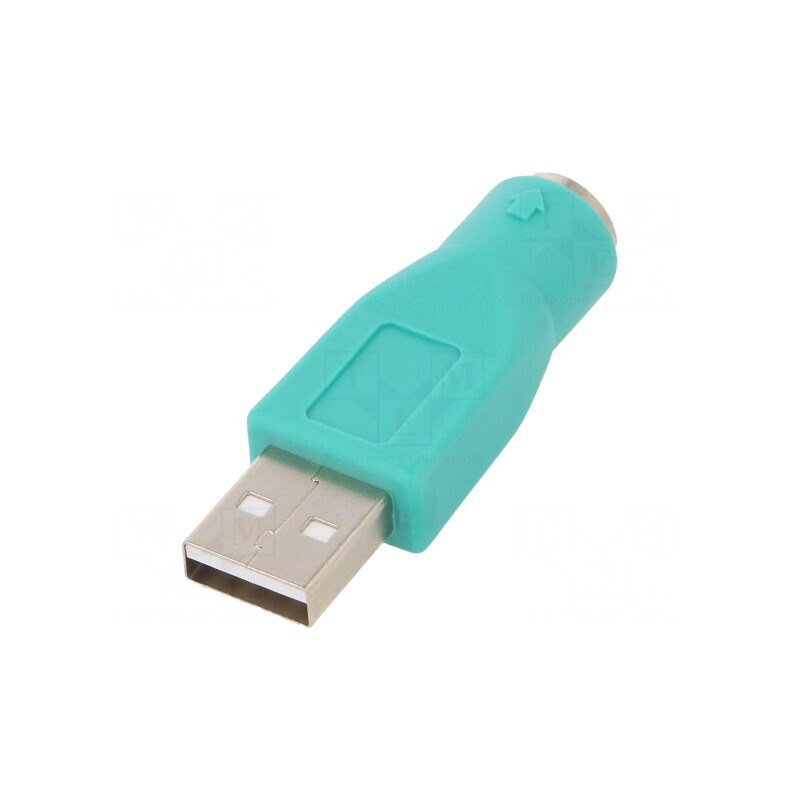 Adaptor USB la PS/2 Verde | Electronic-mag.ro | Componente Electronice
