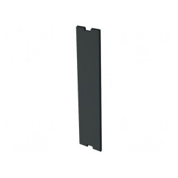 Panou Interior Railbox Compact Vertical Gri Închis 22.5 | Electronic-mag.ro | Componente Electronice