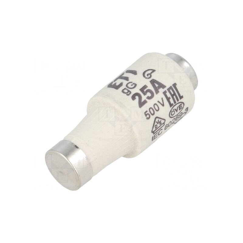 Siguranță fuzibilă ceramică 25A 500VAC 250VDC DII | Electronic-mag.ro | Componente Electronice