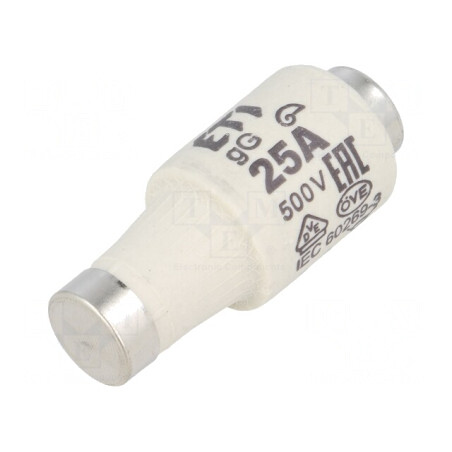Siguranță fuzibilă ceramică 25A 500VAC 250VDC DII | Electronic-mag.ro | Componente Electronice