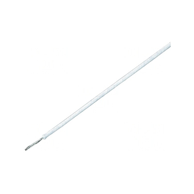 Cablu Silicon Litat Cu Alb 300V/500V 60-180°C | Electronic-mag.ro | Componente Electronice