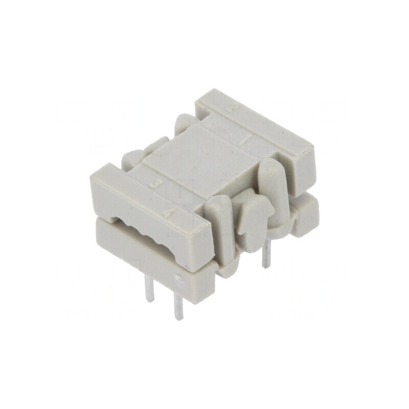 Adaptor IDC 4 PIN 7,62mm THT pentru cablu-banda 1,27mm | Electronic-mag.ro | Componente Electronice
