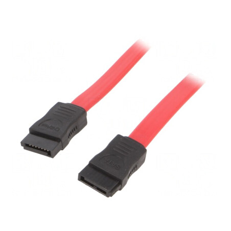Cablu SATA III 1m Plat M-M | Electronic-mag.ro | Componente Electronice